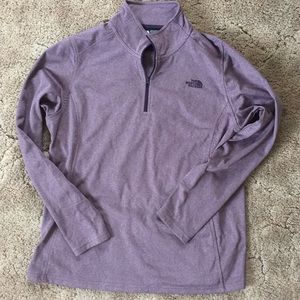 Purple Quarter Zip hoodie